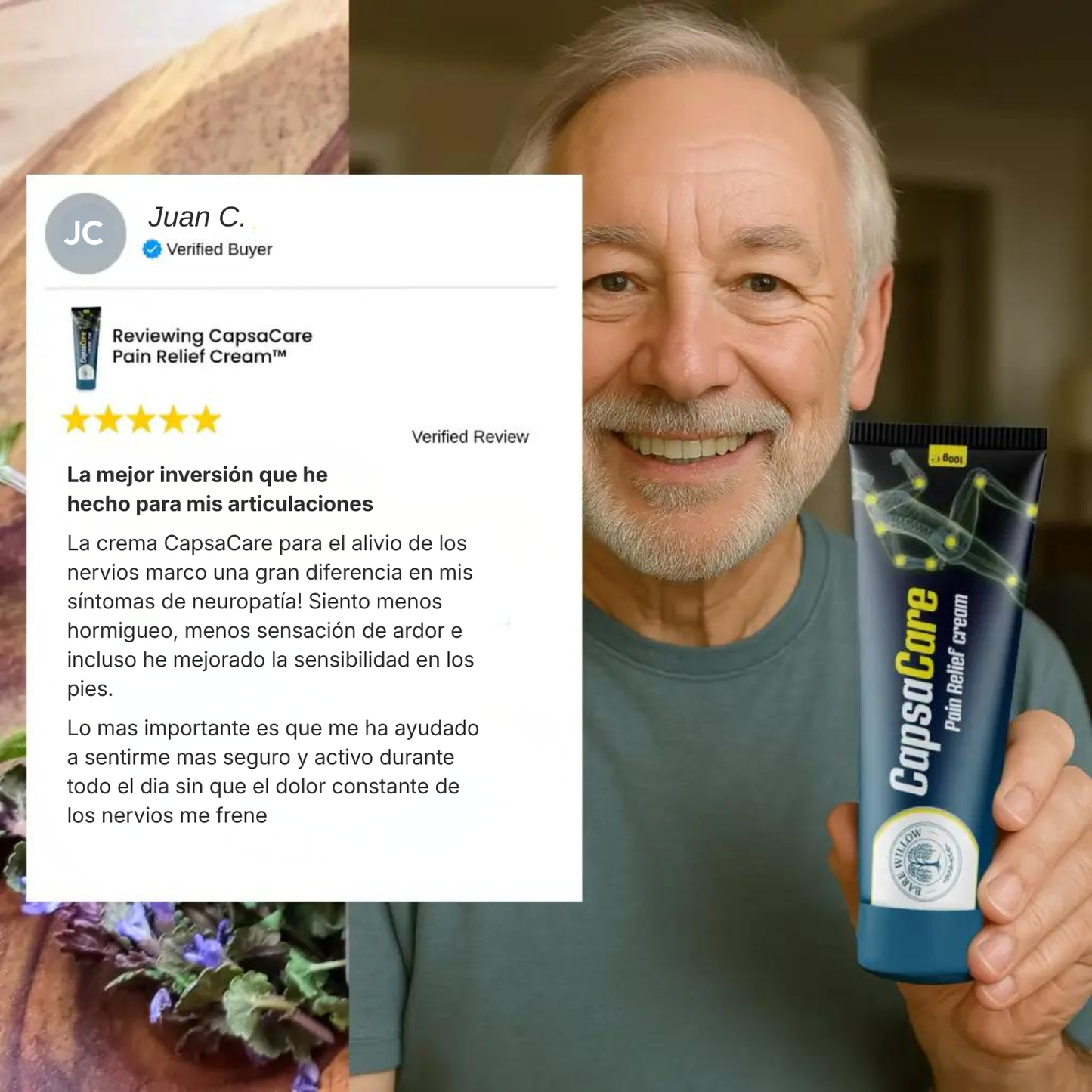 Crema neuropatia CapsaCare